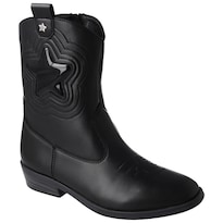 Botas Vaqueras Karsten Star Black Para Niña