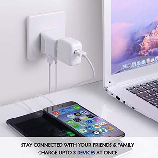 Foto 3 | Foto 3 | Adaptador De Viaje Ceptics Ctu-7-2pk Tipo G Con Doble Usb Paquete De 2 - Venta Internacional.