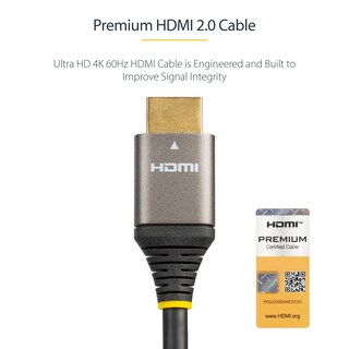 Foto 5 | Foto 5 | Cable Hdmi Startech.com Premium Certificado 1 M 4k 60 Hz Hdmi 2.0 - Venta Internacional.