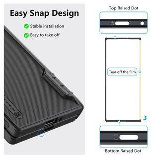 Foto 4 | Foto 4 | Funda Nillkin Super Frosted Shield Para Samsung Galaxy Z Fold 6 Con Protector De Pantalla - Venta Internacional.