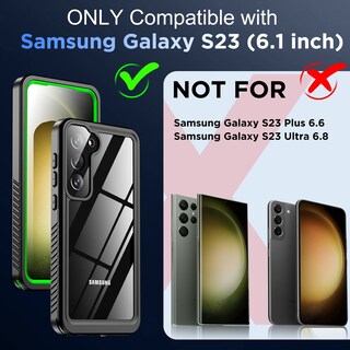 Foto 2 | Foto 2 | Funda De Teléfono Temdan Para Samsung Galaxy S23 A Prueba De Agua Verde - Venta Internacional.