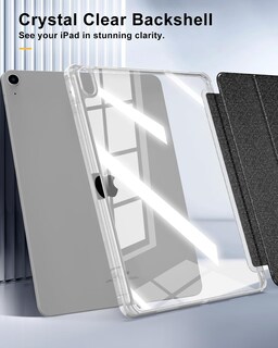 Foto 6 | Foto 6 | Funda Timovo Para Ipad Air De 13 Pulgadas Con Soporte Para Lápices Color Negro Brillante - Venta Internacional.