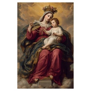 Foto 1 | Foto 1 | Cuadro Decorativo Religioso 20x30cm Vírgen Del Rosario