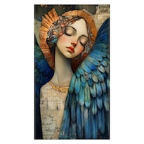 Cuadro Decorativo Religioso 80x122cm Árcangel