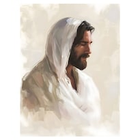 Cuadro Decorativo Religioso 40x60cm Jesús Al Óleo