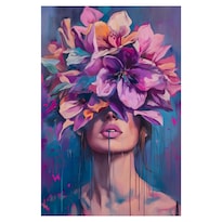 Cuadro Decorativo Abstracto 60x80cm Corona Floral