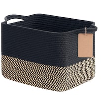 Cesta De Almacenamiento Goodpick De Algodón Tejido 33x25x23 Cm - Venta Internacional.