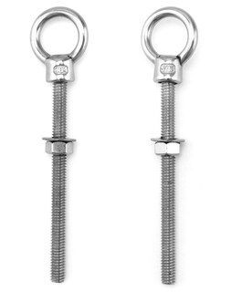 Foto 3 | Foto 3 | Eyelos Roscados Qwork Paquete De 10 Unidades 5/16 X 4 M8 Grado Marino - Venta Internacional.