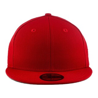 Foto 2 | Foto 2 | Gorra New Era Blank Custom 59fifty Ajustada Con Pico Plano Rojo - Venta Internacional.