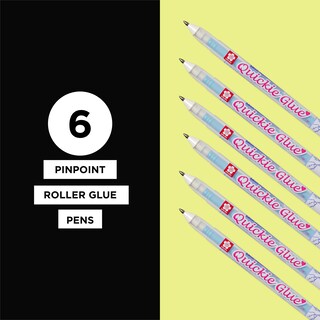 Foto 6 | Foto 6 | Bolígrafos Adhesivos Sakura Quickie Liquid Con Punta De 0 7 Mm 6 Unidades Para Manualidades - Venta Internacional.