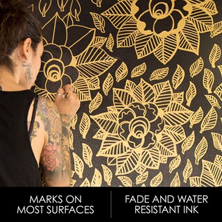 Foto 6 | Foto 6 | Rotulador Sharpie Metálico Permanente De Punta Fina Plateado X36 - Venta Internacional.