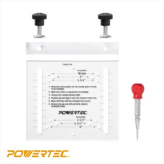 Foto 2 | Foto 2 | Plantilla Powertec Para Armarios Con Punzón Central Para Carpintería - Venta Internacional.