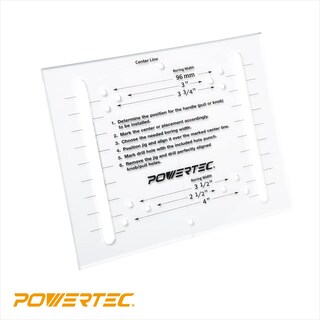 Foto 4 | Foto 4 | Plantilla Powertec Para Armarios Con Punzón Central Para Carpintería - Venta Internacional.