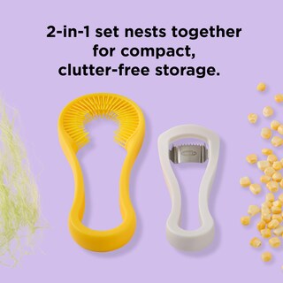 Foto 4 | Foto 4 | Juego De Herramientas Para Maíz Chef'n Nesting Pelador De Maíz Y Cepillo Desmaquillador - Venta Internacional.