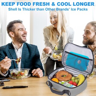 Foto 5 | Foto 5 | Paquetes De Hielo Lotfancy Para Lonchera Y Hielera Juego De 8 Color Azul - Venta Internacional.