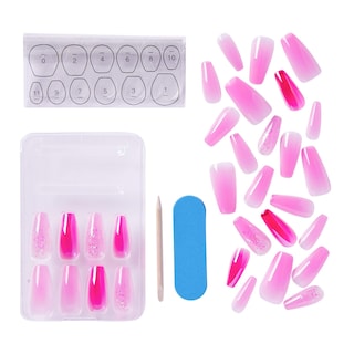 Foto 3 | Foto 3 | Uñas De Gel Postizas Kiss Jelly Fantasy Ataúd Largo Translúcido - Venta Internacional.