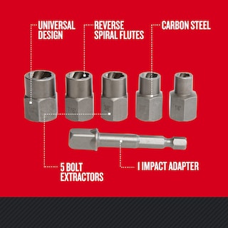 Foto 3 | Foto 3 | Juego De Extractores De Tornillos Craftsman Cmat136 6 Piezas - Venta Internacional.
