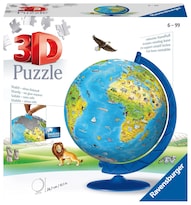 Rompecabezas Ravensburger Children's World Globe 180 Piezas 3d - Venta Internacional.