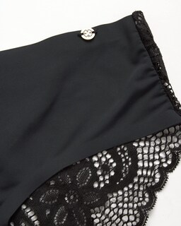 Foto 4 | Foto 4 | Braguitas Hipster De Encaje De Microfibra Para Mujer De La Marca Lucky Brand - Venta Internacional.