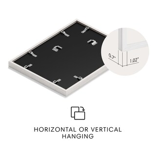 Foto 2 | Foto 2 | Marco De Fotos Haus And Hues Roble 11 X 14 Cm Con Cristal Auténtico 8 X 10 Cm Alfombrilla - Venta Internacional.