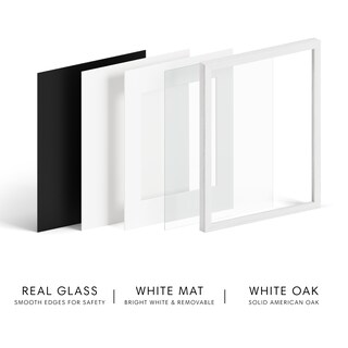 Foto 3 | Foto 3 | Marco De Fotos Haus And Hues Roble 11 X 14 Cm Con Cristal Auténtico 8 X 10 Cm Alfombrilla - Venta Internacional.