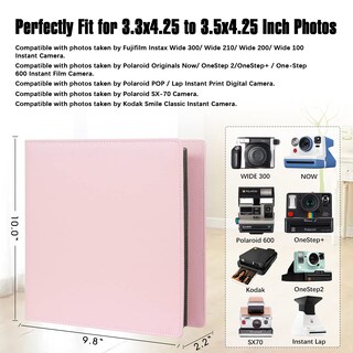 Foto 2 | Foto 2 | Álbum De Fotos Veicevol 192 Bolsillos Para Fujifilm Instax Wide 300 - Venta Internacional.