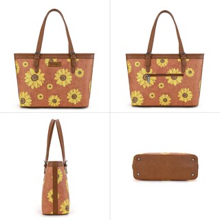 Foto 4 | Foto 4 | Bolso Montana West Wrangler Sunflower De Piel Vegana Color Marrón - Venta Internacional.