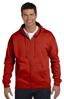 Foto 4 | Foto 4 | Sudadera Con Capucha Hanes Con Cremallera Completa Eco-smart Para Hombre Deep Red Xxl - Venta Internacional.