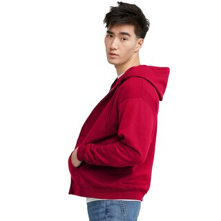 Foto 5 | Foto 5 | Sudadera Con Capucha Hanes Con Cremallera Completa Eco-smart Para Hombre Deep Red Xxl - Venta Internacional.