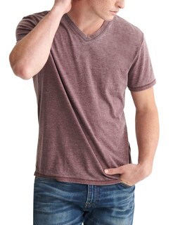 Foto 4 | Foto 4 | Camiseta Lucky Brand Venice Burnout Con Cuello En V Para Hombre - Xl - Venta Internacional.