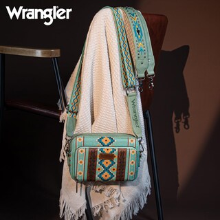 Foto 3 | Foto 3 | Bandolera Montana West Wrangler Boho Aztec Green - Venta Internacional.