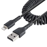 Cable Startech Rusb2alt1mbc Usb A Lightning De 1 M Enrollado Negro - Venta Internacional.