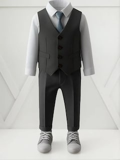 Foto 1 | Foto 1 | Coordinado Peppermint Formal Conjunto Elegante Oxford para Niño 4 piezas