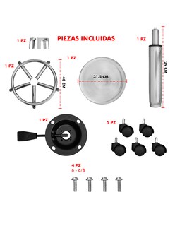 Foto 8 | Foto 8 | Banco Liso Mindejal Banlis Acero Inoxidable Gris Giratorio