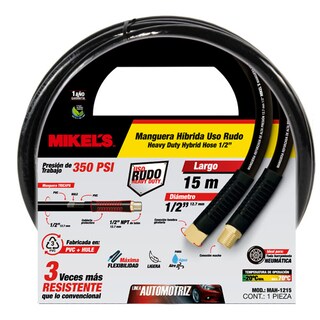 Foto 1 | Foto 1 | Manguera Hibrida Uso Rudo 1/2'' X15 Mts. Mikel´s MAH-1215