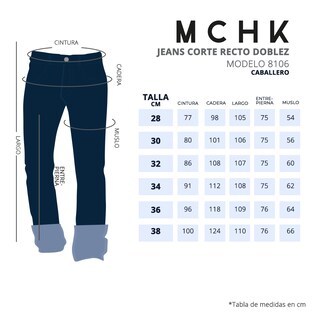 Foto 5 | Foto 5 | Jeans Mchk. Estilo Carpintero para Hombre