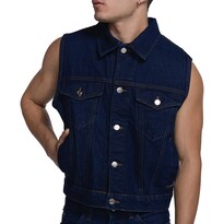 Chaleco Corto Mchk. Mezclilla para Hombre