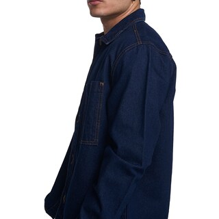 Foto 2 | Foto 2 | Sobrecamisa Mchk. Mezclilla Caballero Azul Oscuro Modelo 8098
