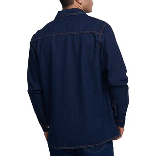 Foto 3 | Foto 3 | Sobrecamisa Mchk. Mezclilla Caballero Azul Oscuro Modelo 8098