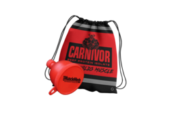 Bolsa De Gimnasio Musclemeds Roja Con Team Carnivor Edición Limitada - Venta Internacional.