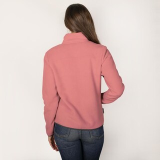 Foto 7 | Foto 7 | Chamarra Fleece Para Mujer Con Cuello Alto Y Bolsillos Greenlander Coral
