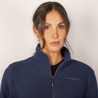 Foto 6 | Foto 6 | Chamarra Fleece Para Mujer Con Cuello Alto Y Bolsillos Greenlander Azul Marino