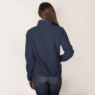 Foto 7 | Foto 7 | Chamarra Fleece Para Mujer Con Cuello Alto Y Bolsillos Greenlander Azul Marino