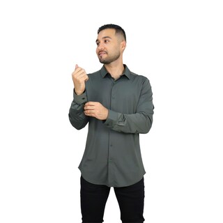 Foto 4 | Foto 4 | Camisa Platini Mx051 Verde Para Hombre