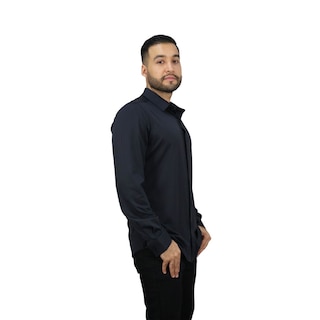 Foto 4 | Foto 4 | Camisa Platini Mx046 Negro Para Hombre