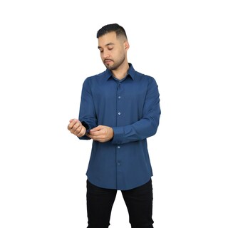 Foto 3 | Foto 3 | Camisa Platini Mx050 Verde Azulado Para Hombre