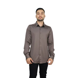 Foto 1 | Foto 1 | Camisa Platini Mx038 Marrón Para Hombre