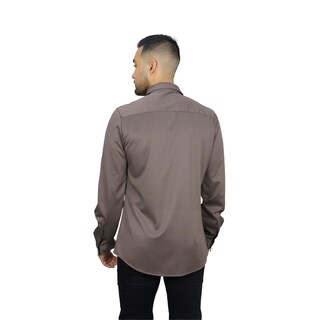 Foto 2 | Foto 2 | Camisa Platini Mx038 Marrón Para Hombre