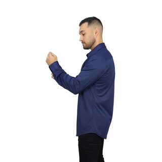 Foto 3 | Foto 3 | Camisa Platini Mx063 Azul Marino Para Hombre