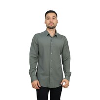 Camisa Platini Mx052 Gris Para Hombre